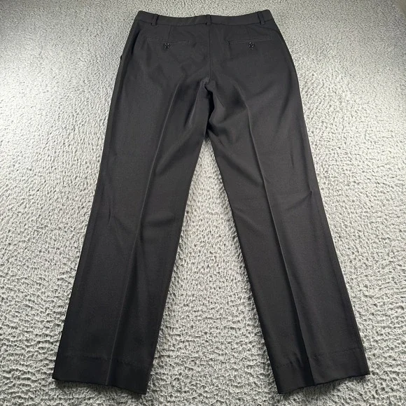 Dolce & Gabbana Dress Pants Womens 42 EU Black Virgin Wool Stretch Pleated - Picture 12 of 13